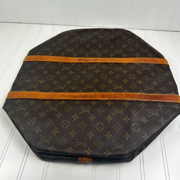 Louis Vuitton Monogram Brown Canvas Keepall Travel Duffle Bag - Picture 16 of 16